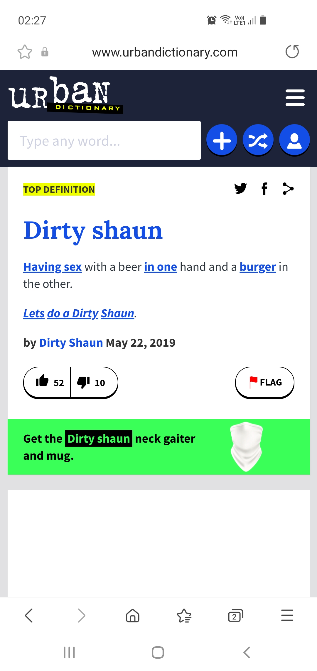 Urban Dictionary - The Shed - Jambos Kickback